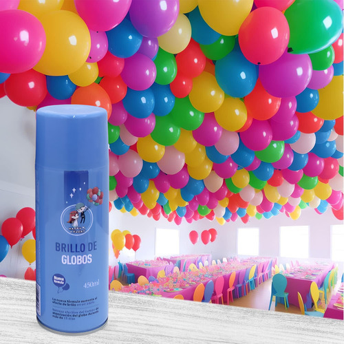 Abrillantador De Globos Abrillantador Brillo De Globos Brillo Para Globo Abrillantador 450ml