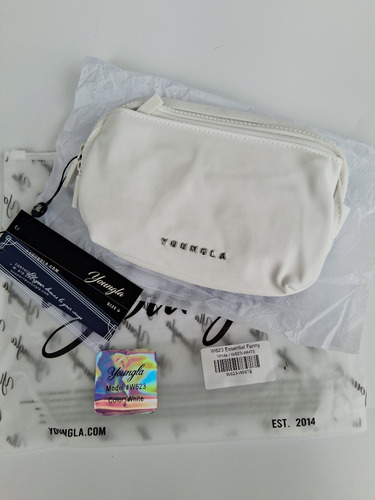 Youngla Bolsa W623 Essential Fanny, Mochila, Original White Lisa