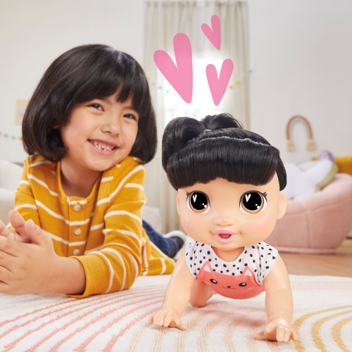 Muñeca Baby Alive Gatea Y Juega Katie Kat