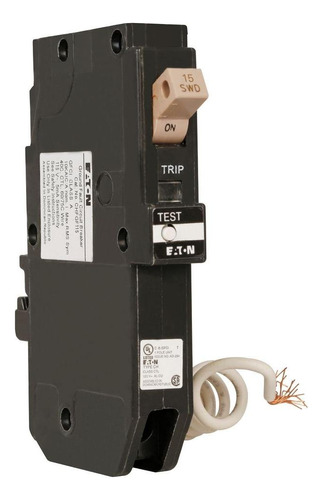 Eaton Chfgf115cs 15-amp Ch Tipo Interruptor Un Solo Polo