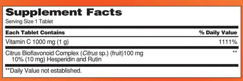 Vitamina C 1000 Mg 500tabletas
