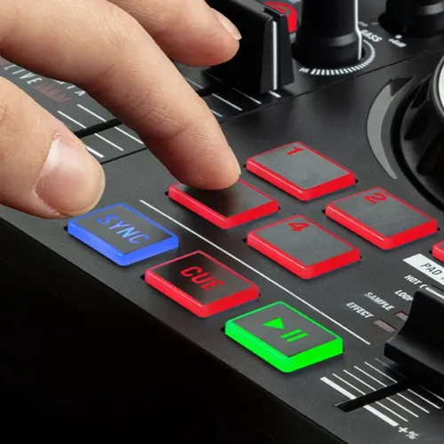Controlador De Dj Numark Party Mix Com Luzes E 2 Decks | MercadoLivre