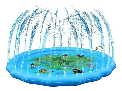 Piscina Alfombra Infantil Regadera De Agua 170 Cm