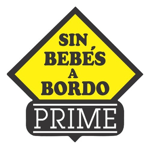 Calco Sin Bebés  A Bordo Vinilo Autoadhesivo Sticker Auto