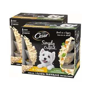 Simply Crafted Adult Wet Dog Food Meal Topper Variety P...