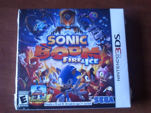 Sonic Boom Fire & Ice 3ds