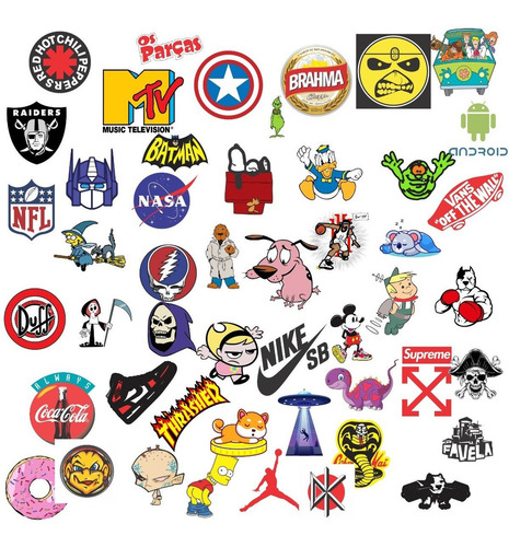 Pegatinas de 49 unidades diferentes, paquete de pegatinas de buena resolución