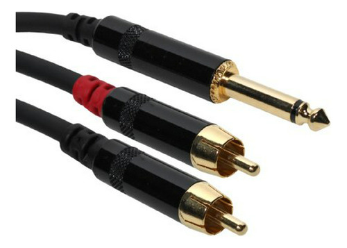 Cable Elite Core Superflex Gold Sfp-y10rq Two Rca To Ts Y Pa