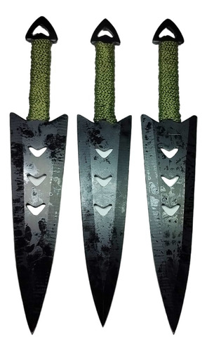 Set De Cuchillos Kunai X 3 16,5 Cm Microcentro