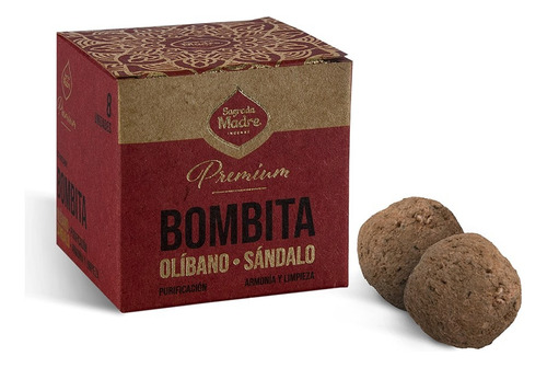 Incienso natural Sagrada Madre Premium Smoke Bombinha Oliban-Sándalo