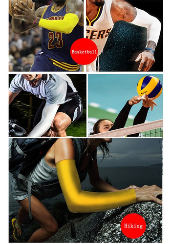 Imagen 7 de 9 de 3 X Par De Mangas Deportivas Premium Para Brazos, Filtro Uv