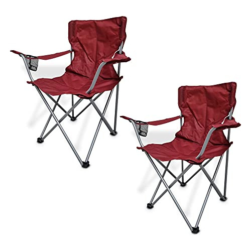 Silla Plegable Roja (paquete De 2)