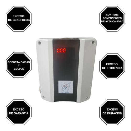 Generador De Ozono T5 Agua, Carnes Y Más. Programado