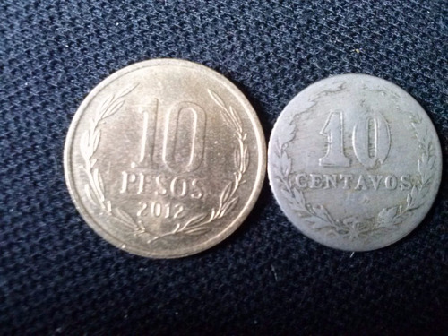 Moneda Argentina 10 Centavos Níquel 1897 (c5)