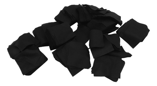 * Almohadillas Cosméticas Desechables De Algodón Negro,