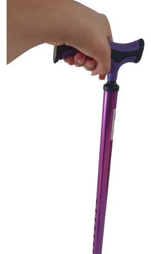 Baston Puño Aleman Anodizado Base Con Suspensión 110 Kg Color Morado