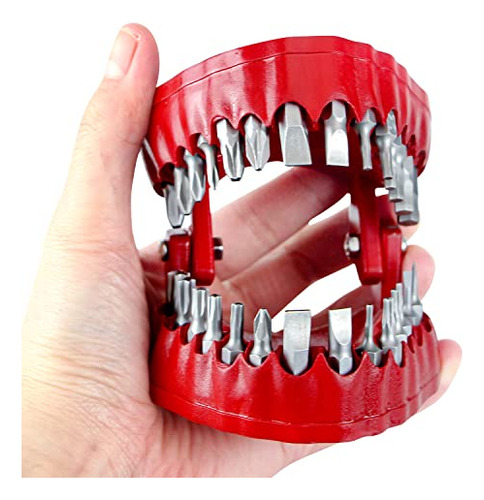 Denture Drill Bit Holder Con 28 Bits Cabe 1/4 Inch Hex Bit A