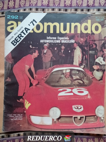 Automundo 292 8/12/1970 Berta 71 Fittipaldi 