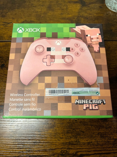 Control Joystick Xbox Wireless Minecraft Rosa (Usado)