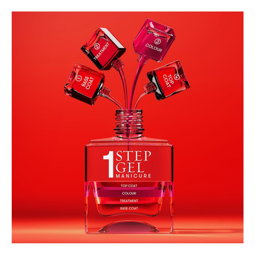 Nails Inc Esmalte De Uñas En Gel Sin Capa Superior, Base 4