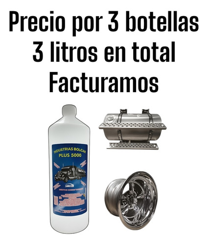 Pulimento Para Aluminio,cromo,metal Volcar Plus 5000 3lts