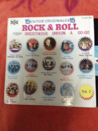 Lp Rock & Roll Discotheque Orfeon A Go Go