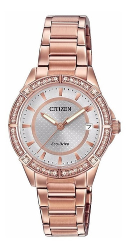 Nuevo Reloj Citizen Eco-drive Original Para Dama Fe6063-53a