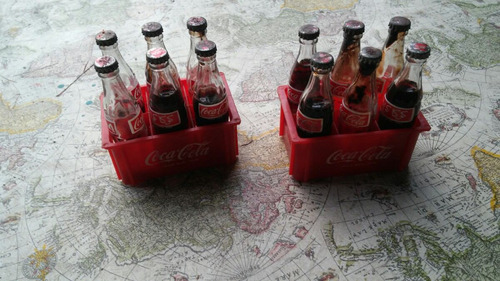 Antiguas Botellas De Coca Cola Miniaturas De  Colecciones