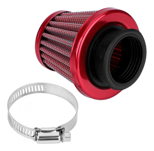 Filtro De Aire De Alto Flujo 38mm Rojo Para Motocicleta Atv