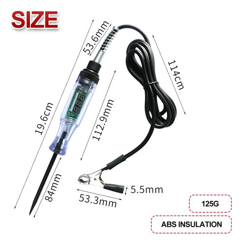. 1 Interruptor De Prueba De Polaridad Automotriz 6v, 12v,
