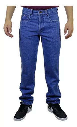Pantalón Jean Clásico Para Hombre - Celeste