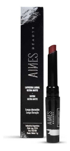 Lapicera Labial Aines Beauty Ultra Matte 1g