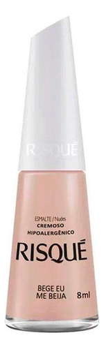 Esmalte Risqué Nude Cremoso Bege Eu Me Beija 8ml