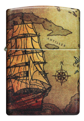 Diseño De Barco Pirata Toy Zippo