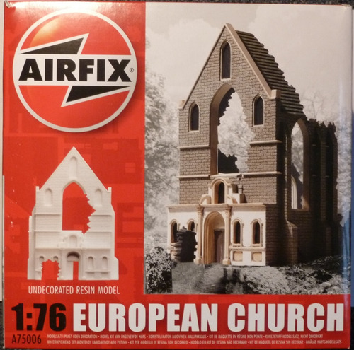 Modelo En Resina Escala 1:76 European Church Airfix 