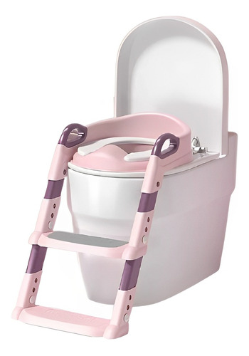 Troninho Assento Almofadado Para Vaso Sanitário Infantil