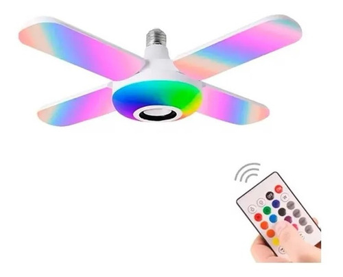 Ampolleta Parlante Led Colores Con Bluetooth Y Control Rgb