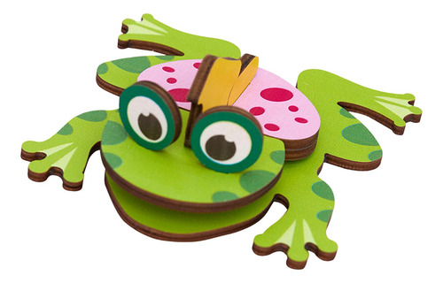 Animal Puzzle Juguete Cognición Inteligencia Puzzle Rana