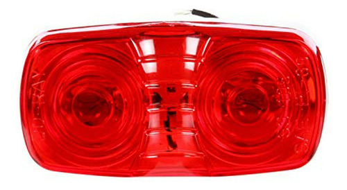 Truck-lite Montaje De Choque Dos - Bulbo Reemplazable Rojo 1