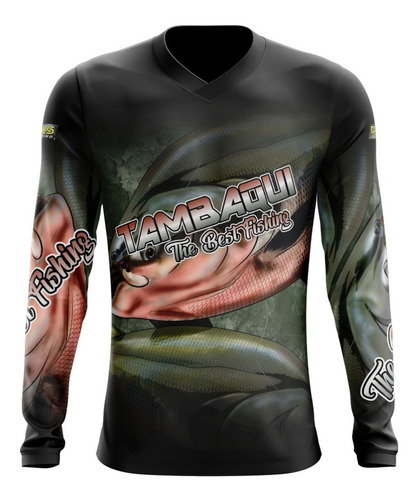 Camiseta Pesca Pqs 2018 Tambaqui Dry Uv 50+ Gola V Ref 05