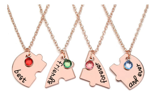 Collares De Amistad Para Siempre Dos Corazones A Juego