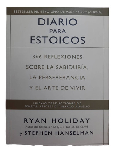 Diario Para Estoicos Ryan Holiday Nuevo