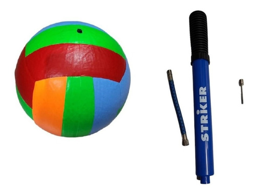 Combo Pelotas De Voley Tourmalhyn Con Inflador