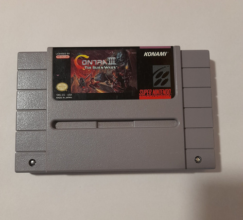 Contra 3 The Alien Wars Original Super Nintendo Snes (Usado)