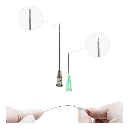 Cânula 22g 50mm Rennova + Agulha 21g P/ Preenchimento Facial
