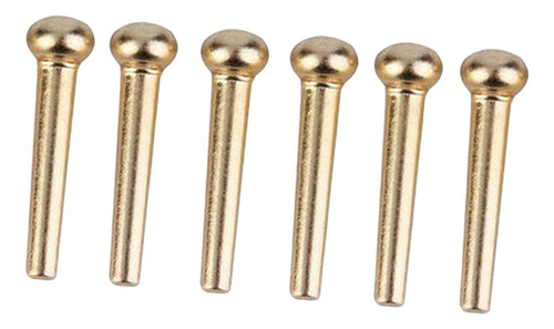 Pins De Puente De Guitarra De 6 Piezas, Strings Nails