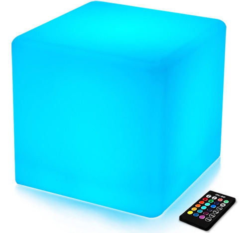 Cubo De Luz Led Recargable Y Impermeable, Para Interiores Y