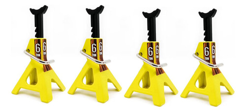 Generic Juguetes De Simulación Metal Jack Stands Para 1/10