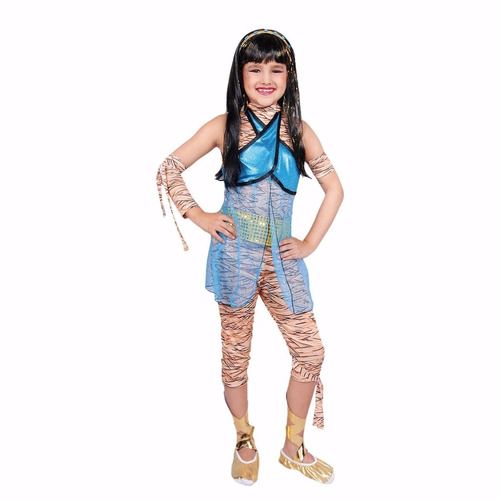 Disfraz Monster High Cleo De Nilotalla 8 Con Peluca