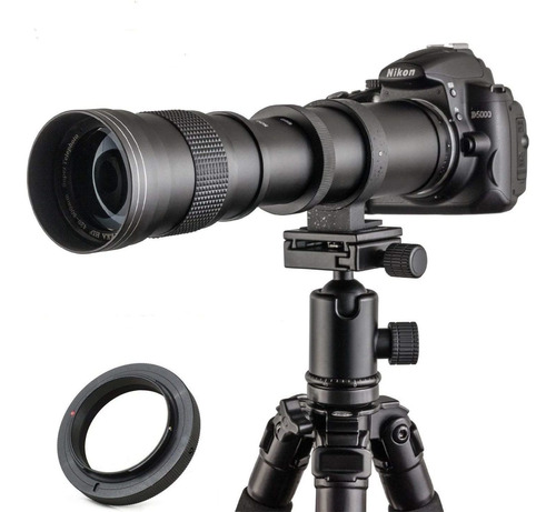 Lente Jintu 420-800mm F / 8.3-f16 Para Camara Canon Eos D...